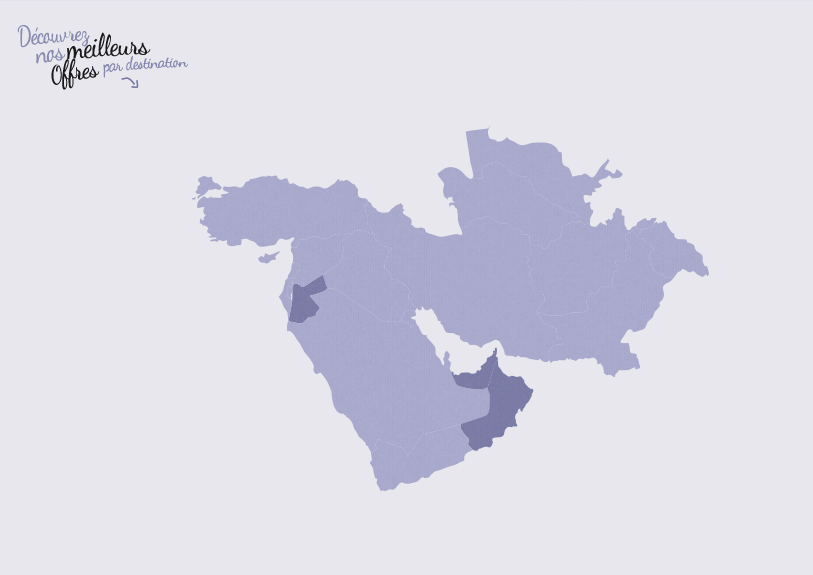 Carte Moyent-Orient