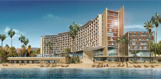 Façade hôtel Kempiski Aqaba Jordanie