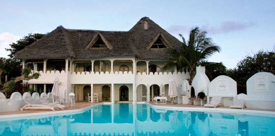 Piscine hôtel Msambweni Beach House