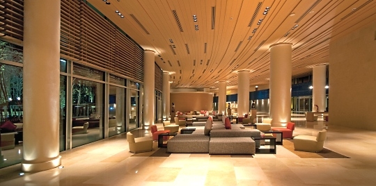 Réception hôtel Kempiski Aqaba Jordanie