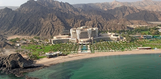 Vue panoramique hôtel Al Bustan Palace Oman