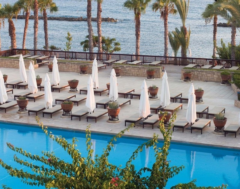 Vue piscine hôtel Annabelle 5 étoiles Chypre