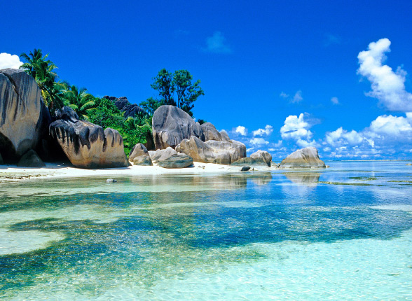 Lagon Seychelles
