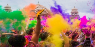 Holi en Inde